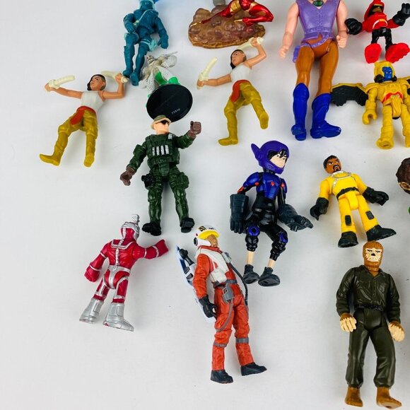 Kids Pretend Play Toy Characters Figure Lot Marvel DC Super Hero Girls Big ++ - Picture 7 of 8